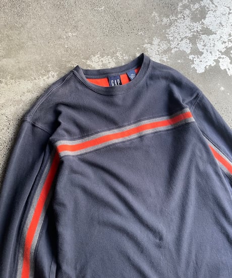 "GAP" cotton line design L/S t-shirt