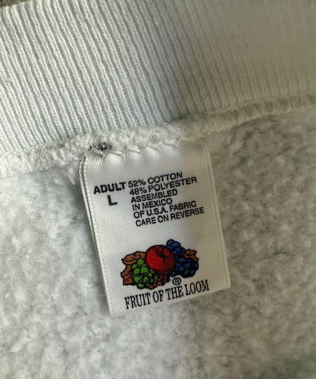 90s cotton blend baby print sweat shirt
