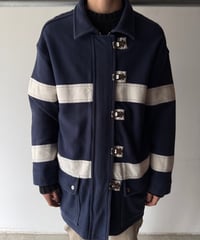 90s “JONES NEW YORK” cotton border fireman jacket