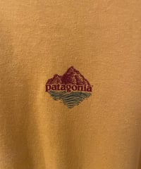 “Patagonia” back logo print tee