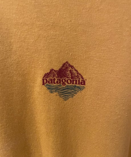 “Patagonia” back logo print tee