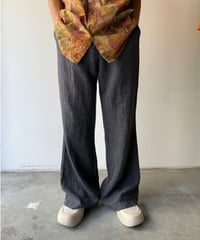 90s “FLAX” linen flare slacks