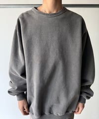 80s “NON-FICTION” cotton faded sweat shirt［made in CANADA］