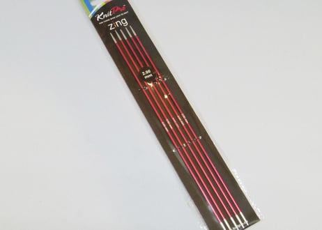 KnitPro編み針　Zing 5本針