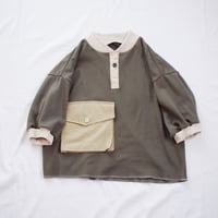 ビッグポケットT（カーキ）