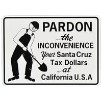 PARDON プラスチックサインボード