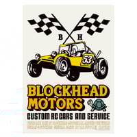 ビンテージバギースケートデッキ（レッド） | BLOCKHEAD MOTORS