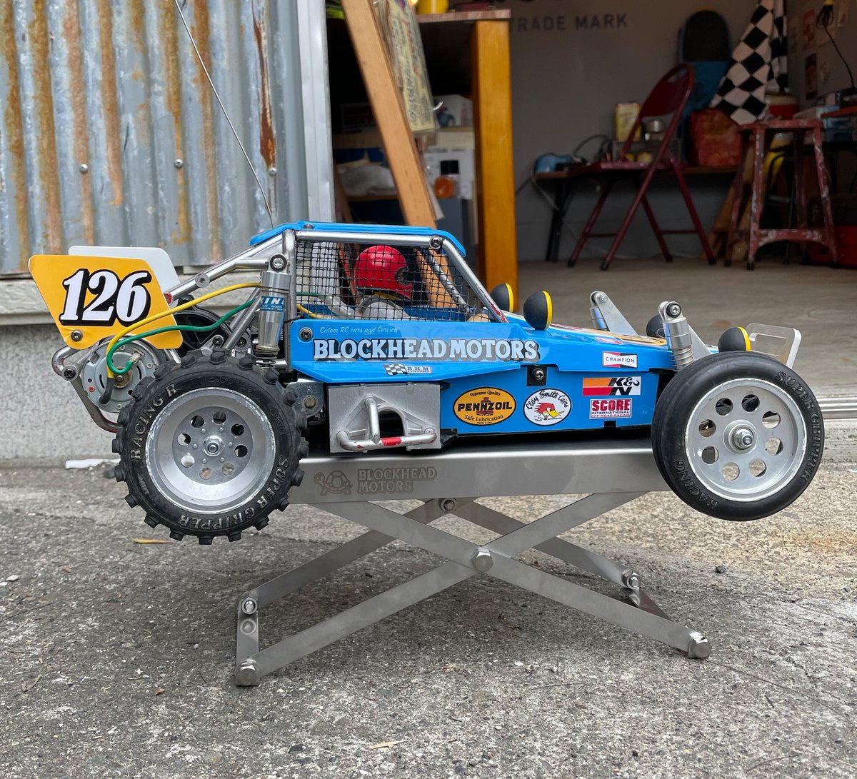 ステンレスRCカースタンド | BLOCKHEAD MOTORS