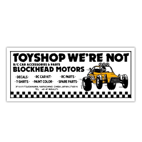 CATEGORY ステッカー | BLOCKHEAD MOTORS