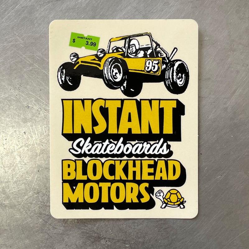 instant x BLOCKHEAD MOTORS コラボステッカー | BLOCKHEAD