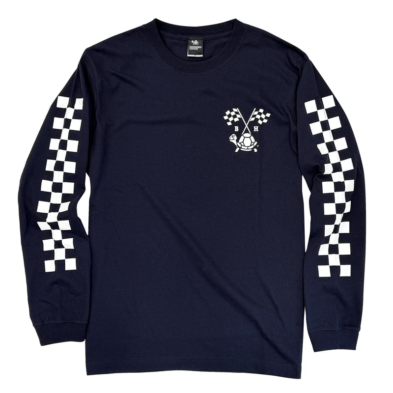 ロングスリーブTシャツ（ネイビー） | BLOCKHEAD MOTORS