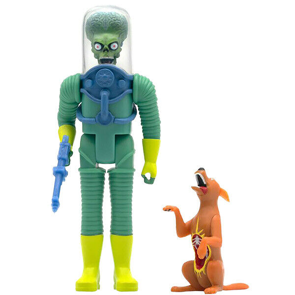 SUPER 7 REACTION FIGURE MARS ATTACKS DESTROYING A 