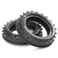 KYOSHO 2.2インチ用フロントホイール(2入/サテンクローム/スコーピオン