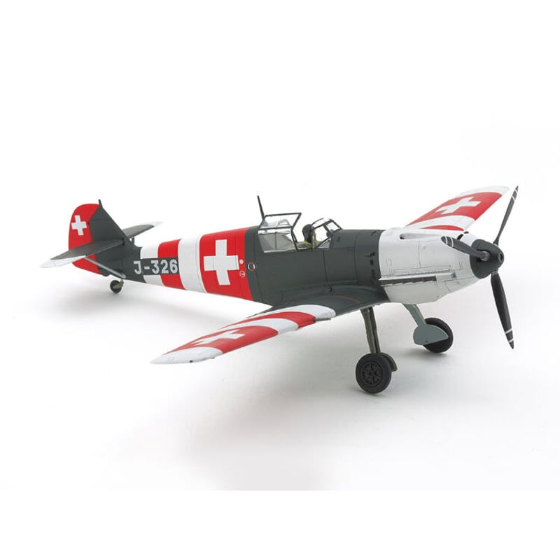 タミヤ 1/48 メッサーシュミット Bf109 E-3 スイス空軍 | BLOCKHEAD