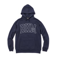 BHMカレッジパーカー／インディゴ