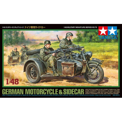 タミヤ 1/48 ドイツ軍用サイドカー | BLOCKHEAD MOTORS