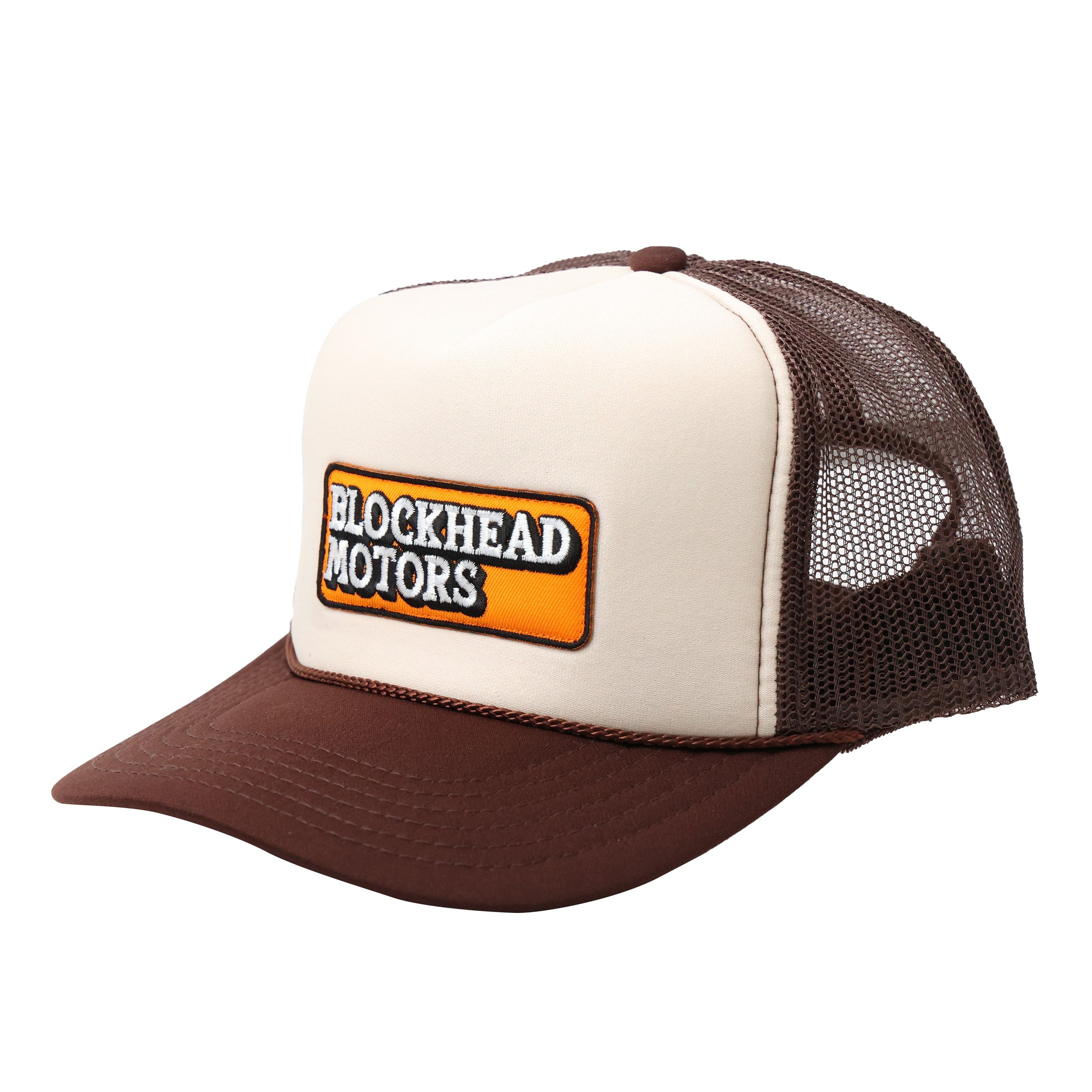 BLOCKHEAD MOTORSメッシュキャップツートン／刺繍ロゴ | BLOCKHEAD M