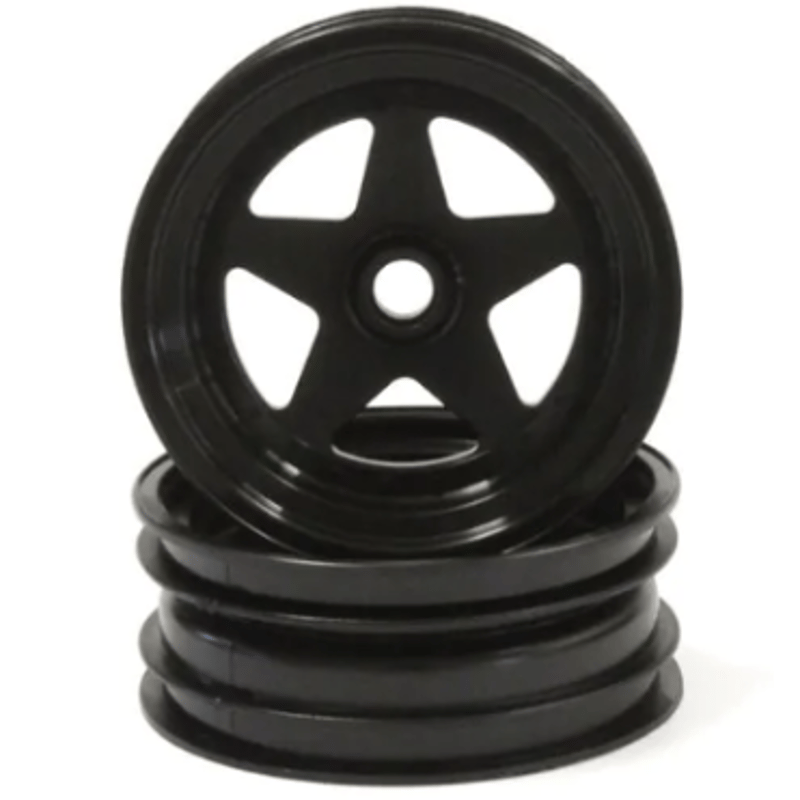 KYOSHO 2.2インチ用フロントホイール(2入/ブラック/スコーピオン