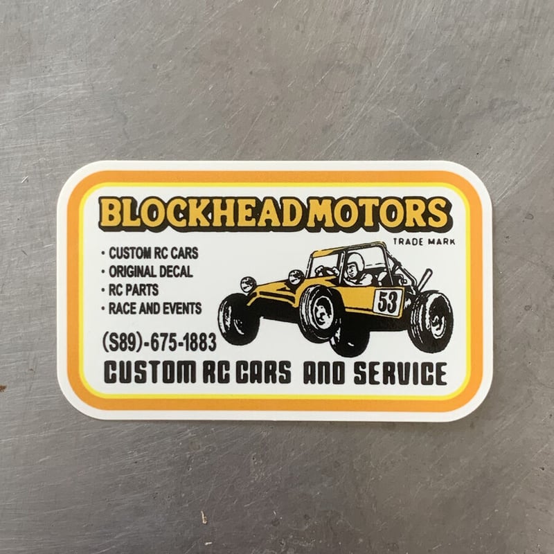 BHバギーミニステッカー | BLOCKHEAD MOTORS