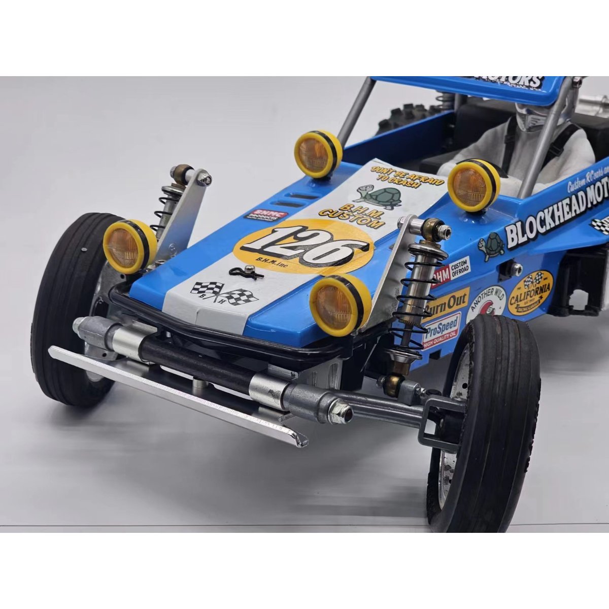 RC Channel グラスホッパー/ワイルドワンオフローダー用アルミフロントバンパー | B...