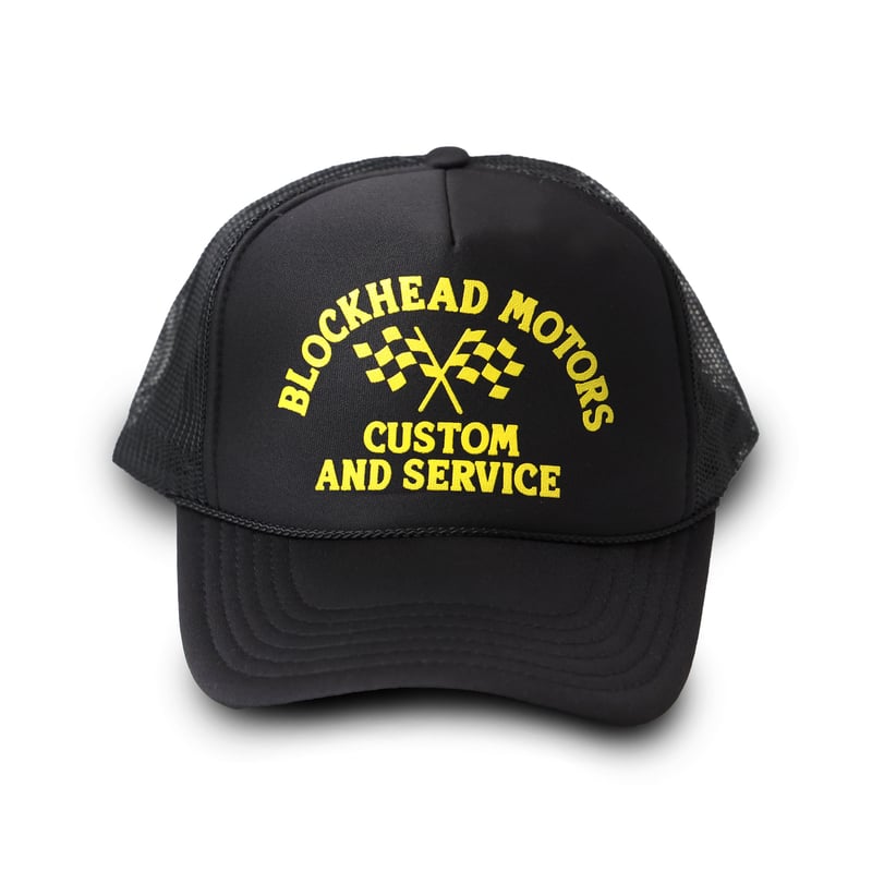 BHオールドスクールメッシュキャップ | BLOCKHEAD MOTORS BHオールドスクールメッシュキャップ | BLOCKHEAD MOTORS