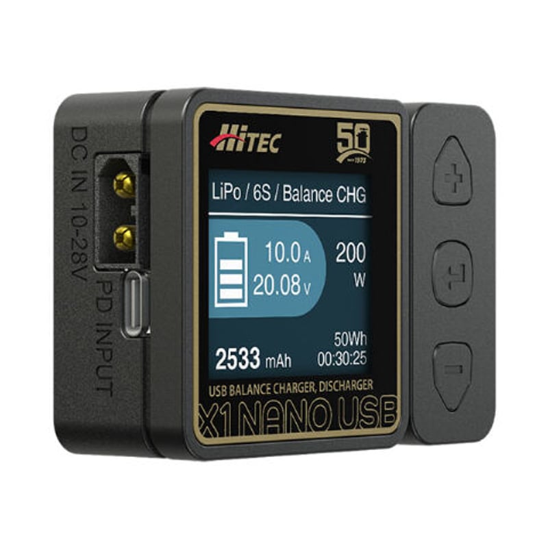 ヒデハイテックX1 NANO USBバランス充・放電器 X1 NANO USB［ X1 ナノ USB ］ | Hitec