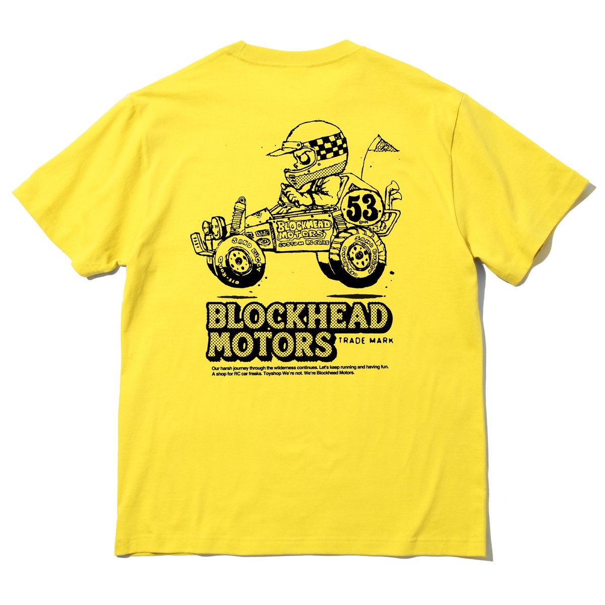 Comical Buggy Tシャツ（イエロー） | BLOCKHEAD MOTORS