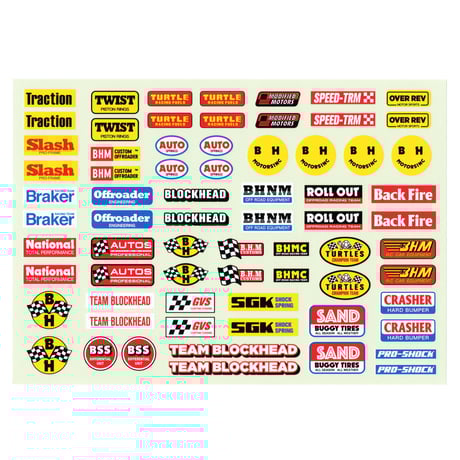 スポンサーデカールセット