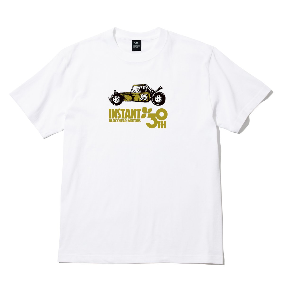 Instant 30th x BHMコラボTシャツ/ホワイト | BLOCKHEAD MOTORS Instant 30th x BHMコラボTシャツ/ホワイト | BLOCKHEAD MOTORS
