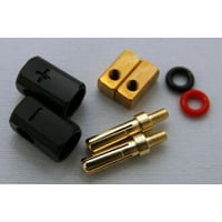 プロスペック ハイアンプL型ゴールドコネクタ４mm&５mm兼用　+/- セット（１セット入）
