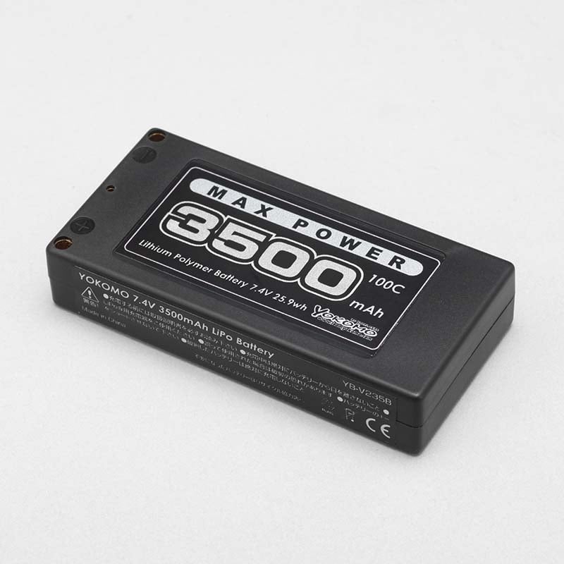 ヨコモ Li-po 3500mAh/7.4V ショートサイズバッテリー | BLOCKHEAD
