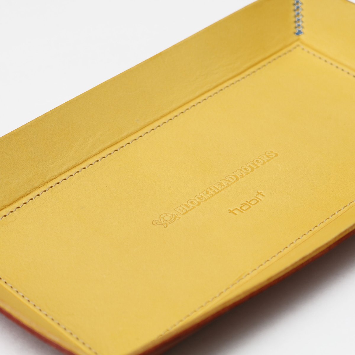HABIT leather x BLOCKHEAD MOTORS レザートレイ | BLOCK