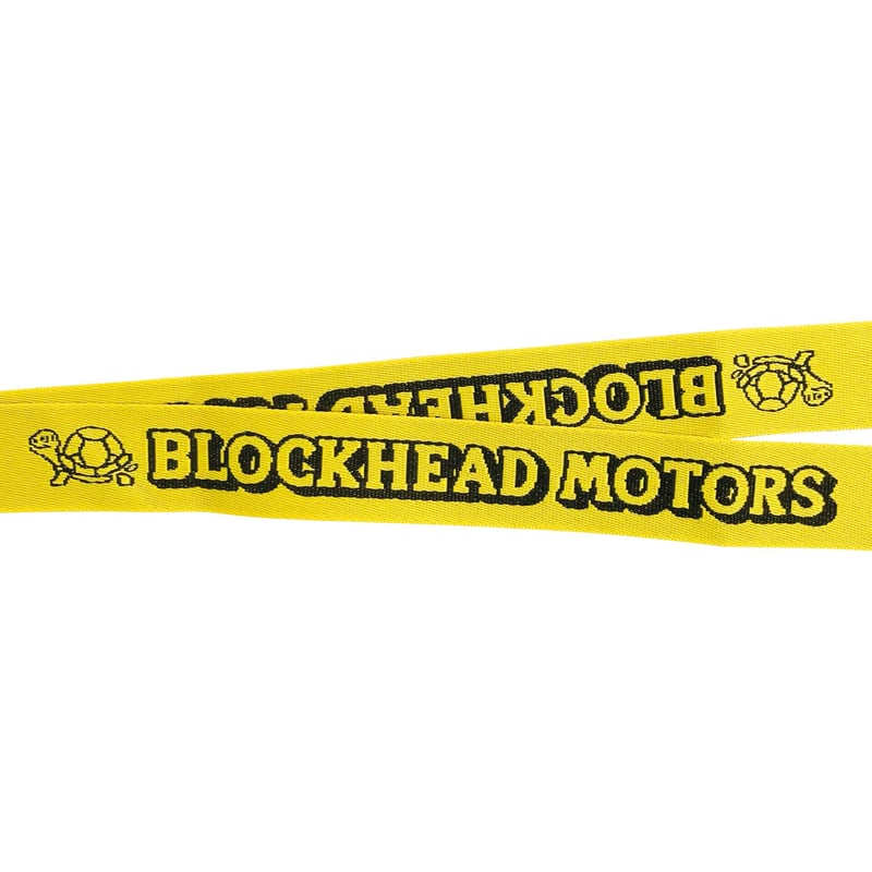 BLOCKHEAD MOTORS ネックストラップ【イエロー】 | BLOCKHEAD MOTORS BLOCKHEAD MOTORS ネックストラップ【イエロー】 | BLOCKHEAD MOTORS