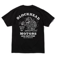 7STARS DESIGN x BLOCKHEAD MOTORS コラボTシャツ（ブラック）