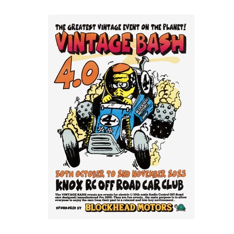 BLOCKHEAD MOTORS ビンテージバギースケートデッキ（レッド） タミヤ 1/10RC ホリデーバギー (2010)組立キット | BLOCKHEAD MOTORS