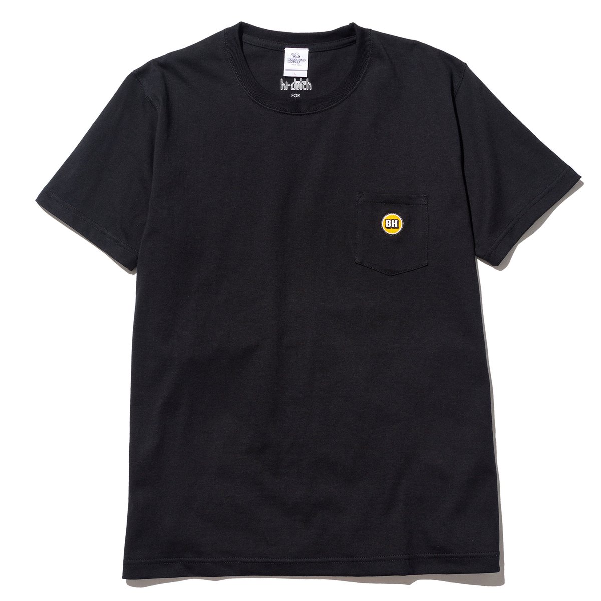 hi-dutch x BLOCKHEAD MOTORS ワンポイント刺繍Tシャツ hi-dutch x BLOCKHEAD MOTORS ワンポイント刺繍Tシャツ