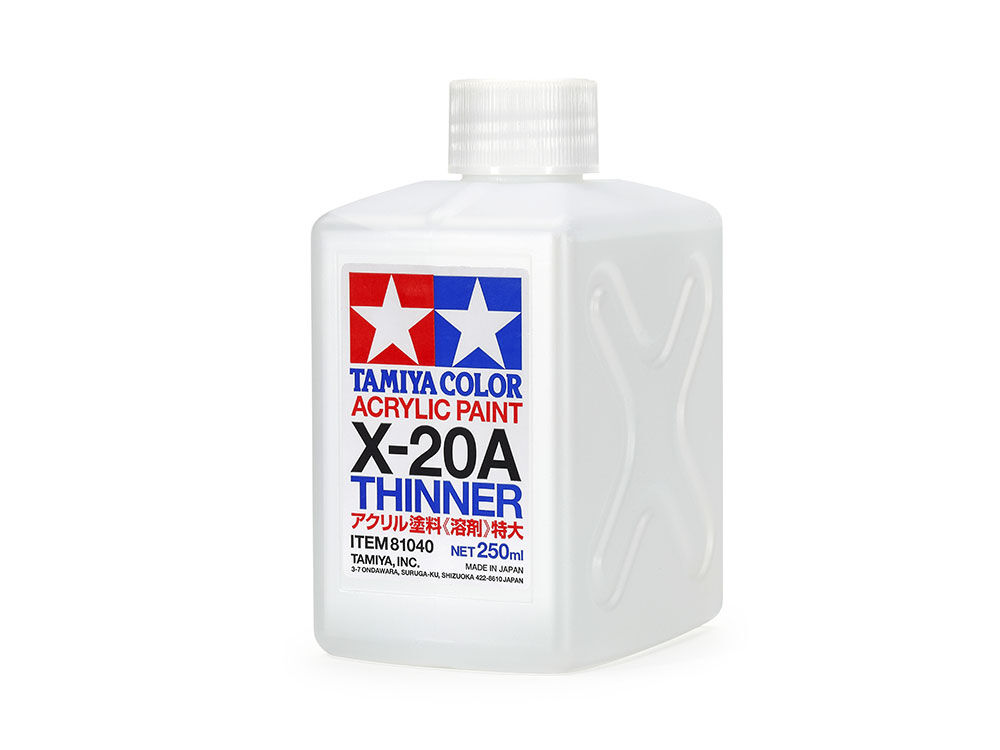 タミヤ アクリル溶剤特大(X-20A 250ml) | BLOCKHEAD MOTORS