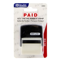 スタンプ　PAID　支払済　レッドインク　ゴム印　文房具　アメリカン雑貨