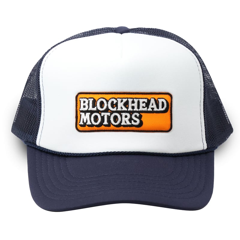 BLOCKHEAD MOTORSメッシュキャップツートン/刺繍ロゴ BLOCKHEAD MOTORSメッシュキャップツートン/刺繍ロゴ