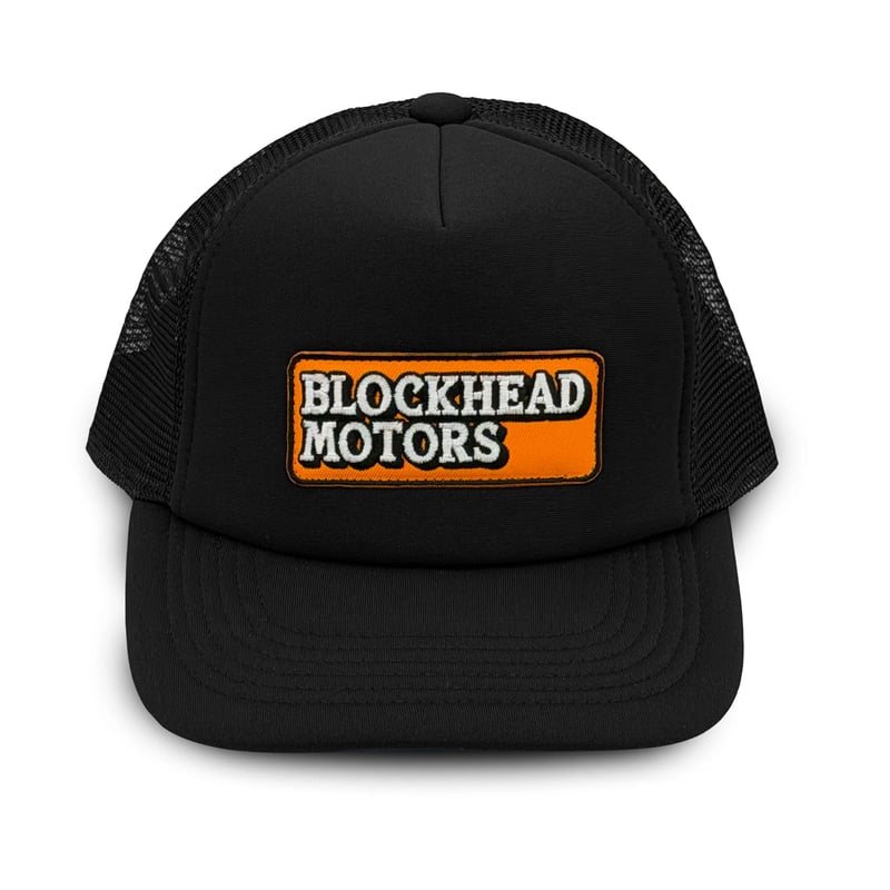 BLOCKHEAD MOTORSメッシュキャップ／刺繍ロゴ | BLOCKHEAD MOTORS