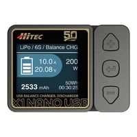HiTEC X1 NANO USB 50th anniv. USBバランス充・放電器［ X1 ナノ USB 50周年記念モデル ］