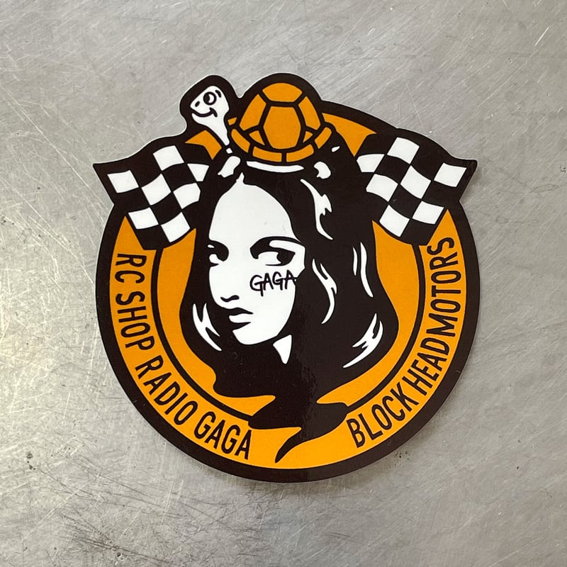 Radio GAGA x BLOCKHEAD MOTORS コラボステッカー | BLOCKH
