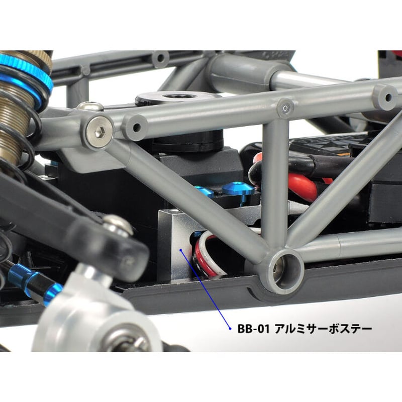 タミヤ　bbx 組み立てキット　サーボ　オプションパーツ2個付き タミヤ 1/10RC BBX (BB-01シャーシ)組み立てキット | BLOCKHEAD M