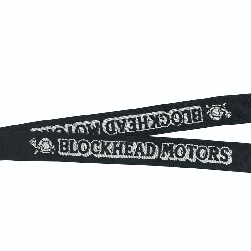 BLOCKHEAD MOTORS ネックストラップ【ブラック】 | BLOCKHEAD MOTORS BLOCKHEAD MOTORS ネックストラップ【ブラック】 | BLOCKHEAD MOTORS