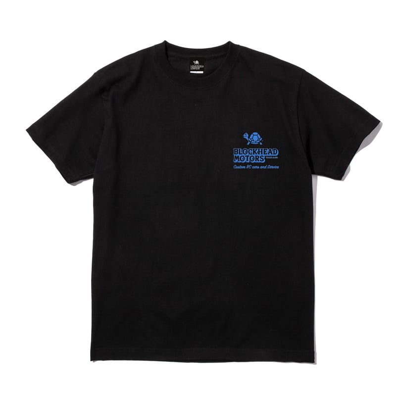 90's BLOCKHEAD フリークショー Tシャツ BLOCKHEAD MOTORSスタンダードTシャツ／ブラック ブルー | BLOCKHEAD