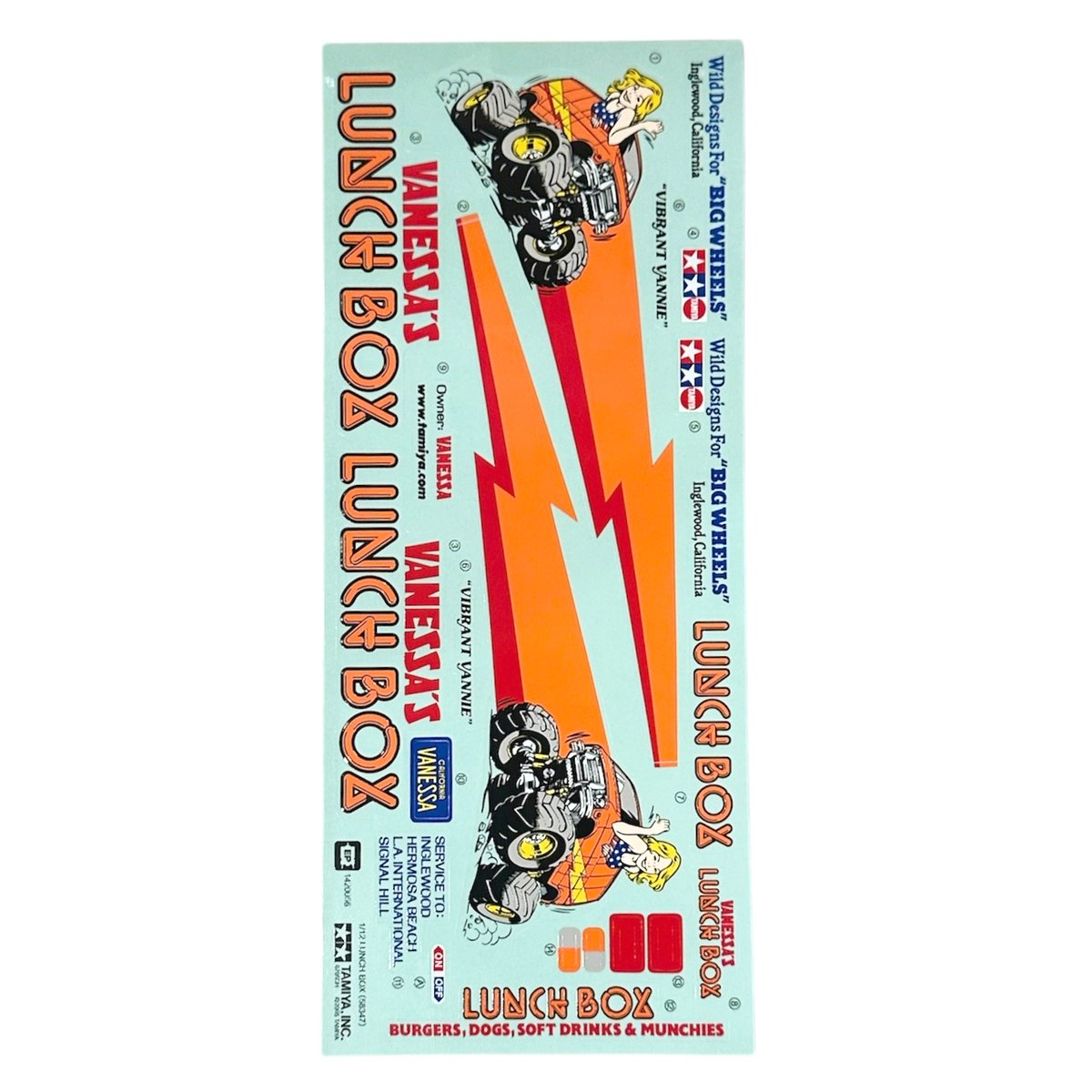 タミヤ カスタマーパーツ ランチボックス スペアステッカー(19495470