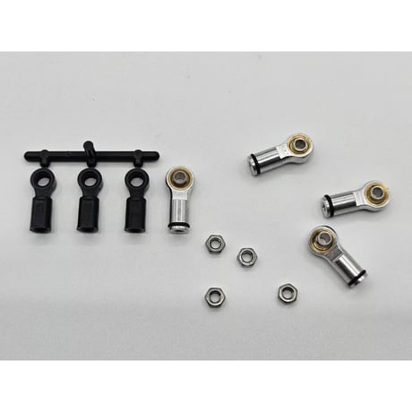 RC Channel MB68538 M3逆ネジアルミボールエンドアジャスター(4個入)