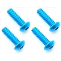 SQUARE アルミヘックスボタンビス 3x10 タミヤブルー4本入り
