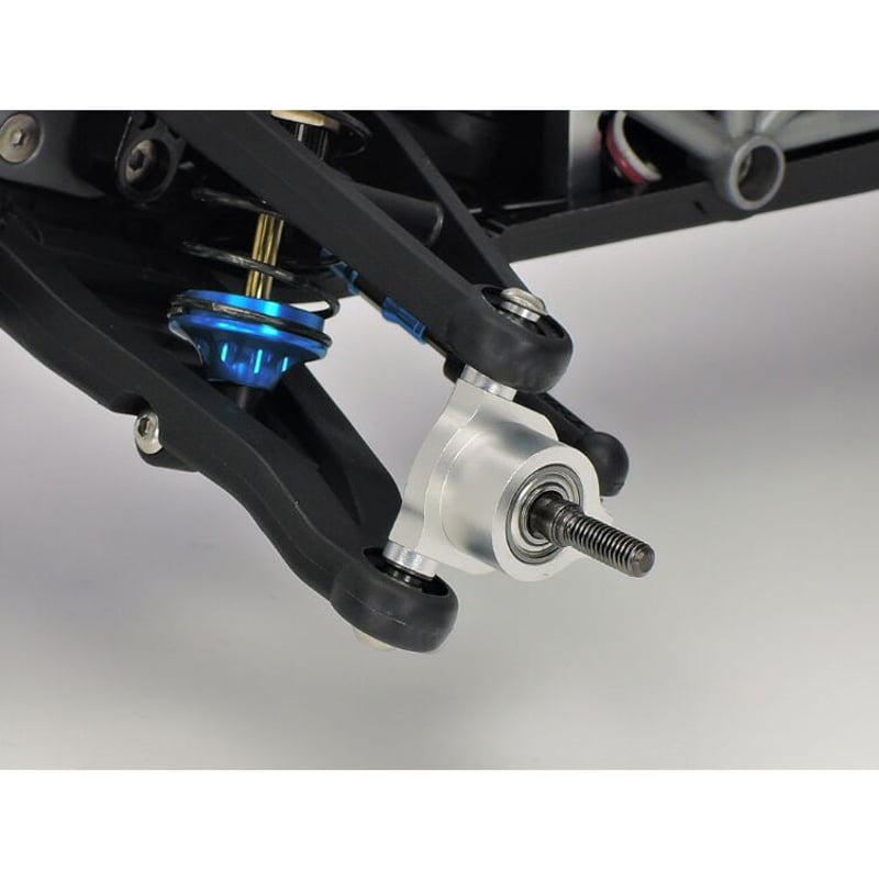 美品！タミヤDB01アルミリヤアップライト0.5度 ボールベアリング付、中古 タミヤ OP.1149 DB01 アルミレーシングステアセット 54149