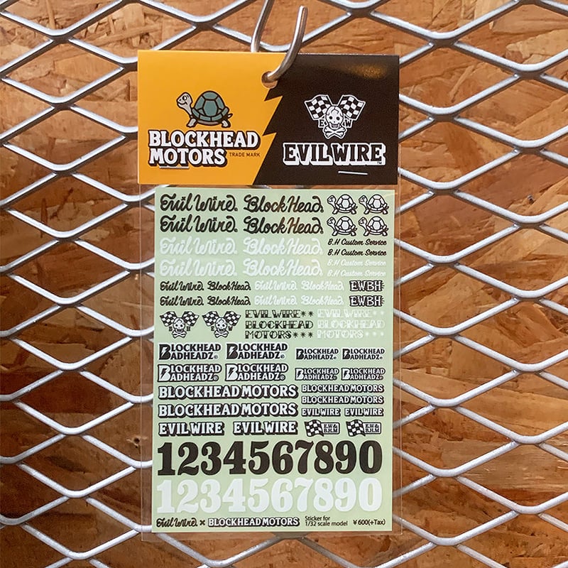 【ミニ四駆】EVILWIREコラボステッカー 4枚セット Amazon | イービルワイヤー evilwire ステッカー 1 32 ミニ四駆 通販